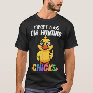 Eier Vergessen Ich Jage Küken Lustige Ostern Junge T-Shirt