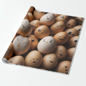 Eier - Wrapping Paper Geschenkpapier (Ungerollt)
