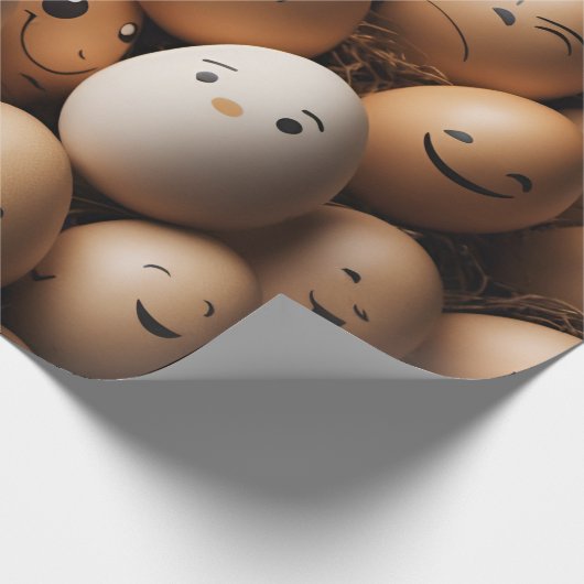 Eier - Wrapping Paper Geschenkpapier (Ecke)