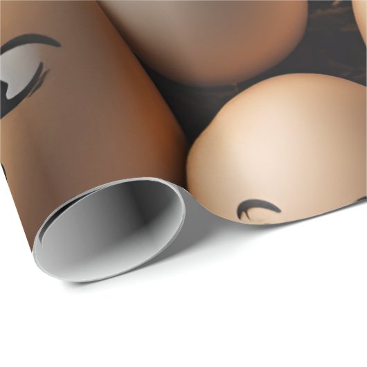 Eier - Wrapping Paper Geschenkpapier (Rolleneckpunkt)