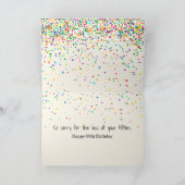 Eier zum 60. Geburtstag Karte (Innenseite)