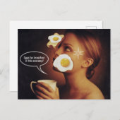 Eier zum Frühstück, in dieser Wirtschaft Kaffee fü Postkarte (Vorne/Hinten)