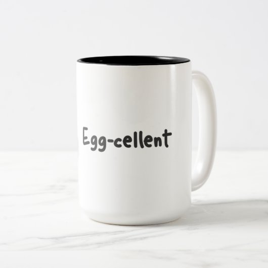 Eier Zweifarbige Tasse (VorderseiteRechts)