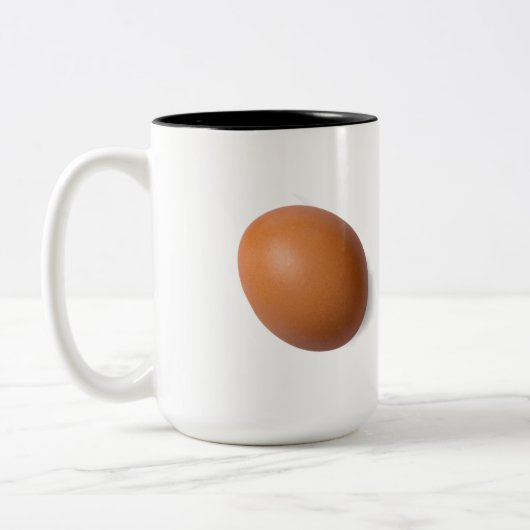 Eier Zweifarbige Tasse (Links)
