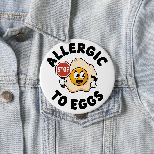 Eierallergie Button (Beispiel)
