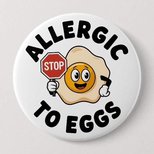Eierallergie Button (Vorderseite)