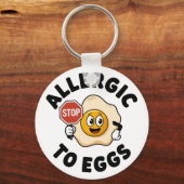 Eierallergie Schlüsselanhänger (Rückseite)