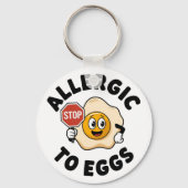 Eierallergie Schlüsselanhänger (Rückseite)