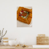 Eierbacon Konditorei mit Tomate Poster (Küche)