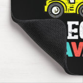 Eierbagger Frohe Ostern Bagger Jagd Ei Ki Mousepad (Ecke)