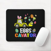 Eierbagger Frohe Ostern Bagger Jagd Ei Ki Mousepad (Mit Mouse)