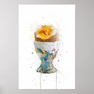 Eierbecher Poster