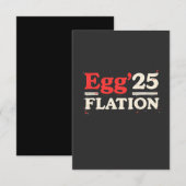 Eierflation 25 Gewitterosterwirtschaft Dankeskarte (Vorne/Hinten)