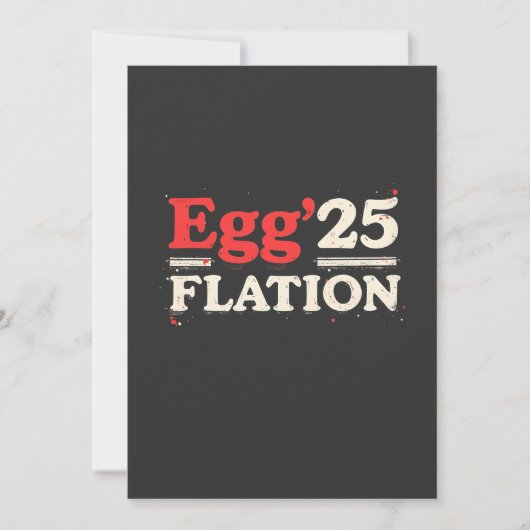 Eierflation 25 Gewitterosterwirtschaft Einladung (Vorderseite)