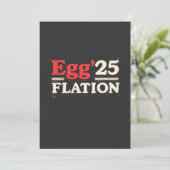 Eierflation 25 Gewitterosterwirtschaft Einladung (Stehend Vorderseite)