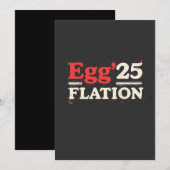 Eierflation 25 Gewitterosterwirtschaft Einladung (Vorne/Hinten)