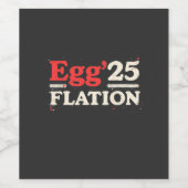 Eierflation 25 Gewitterosterwirtschaft Weinetikett (Einzelnes Label)
