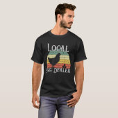 Eierhändler in der Umgebung Hühner Hähnchen Kiche T-Shirt (Vorne ganz)