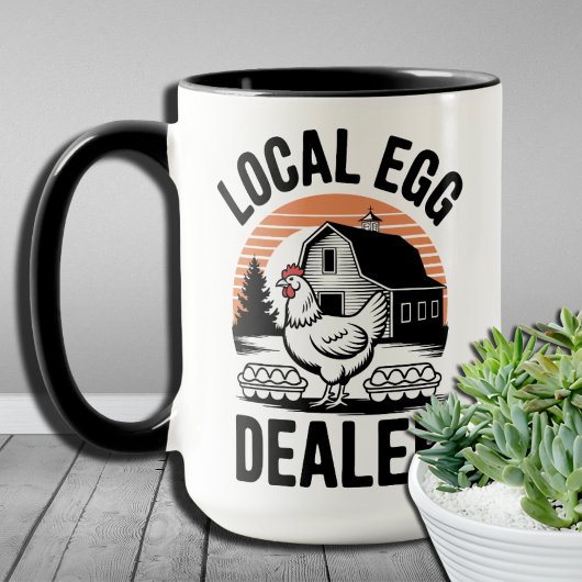 Eierhändler vor Ort - Eggelli Spaß - Funny Gift Tasse