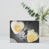 Eierherzen Postkarte (Stehend Vorderseite)