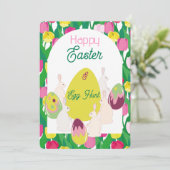 Eierjagd. Einladung (Stehend Vorderseite)