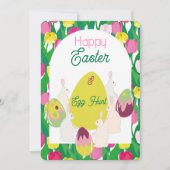 Eierjagd. Einladung (Vorderseite)