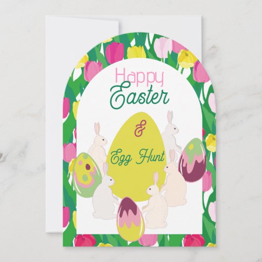 Eierjagd. Einladung (Vorderseite)