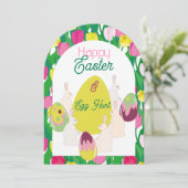 Eierjagd. Einladung (Stehend Vorderseite)