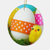 Eierjagd Keramik Ornament (Links)