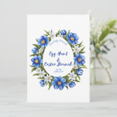 Eierjagd, Osterbrunch Einladung (Stehend Vorderseite)