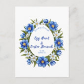 Eierjagd, Osterbrunch Postkarte (Vorderseite)