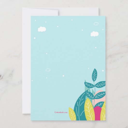 Eierjagd Ostern Einladung (Rückseite)