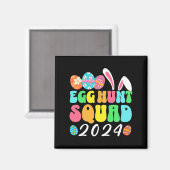 Eierjagd Squad 2024 Ostereier Crew Matchi Magnet (Vorderseite/Rückseite)