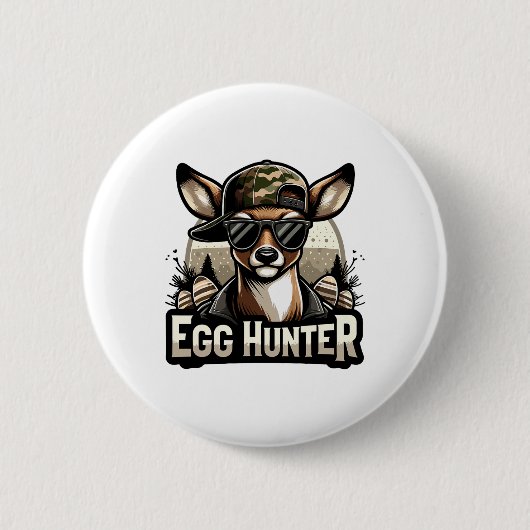 Eierjäger Hirschbuck-Hinterhöhle Hirschjagd Eas Button (Vorderseite)