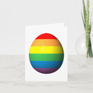 Eierkarte Gay Pride Feiertagskarte