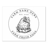 Eierkarton Briefmarke Vintag Gummistempel (Prägung)