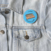 Eierkarton-Cartoon Button (Beispiel)
