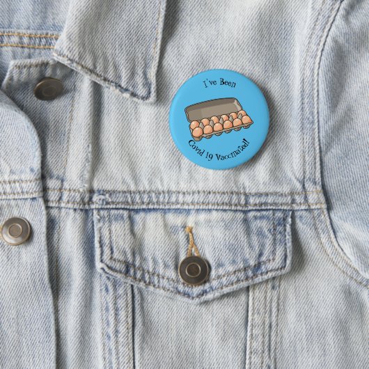 Eierkarton-Cartoon Button (Beispiel)