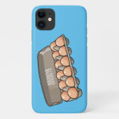 Eierkarton-Cartoon Case-Mate iPhone Hülle (Rückseite)
