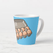 Eierkarton-Cartoon Milchtasse (Rechte Ecke)