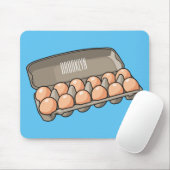 Eierkarton-Cartoon Mousepad (Mit Mouse)