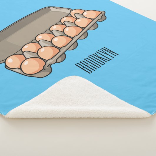 Eierkarton-Cartoon Sherpadecke (3/4)