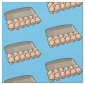 Eierkarton-Cartoon Stoff (Nahaufnahme)