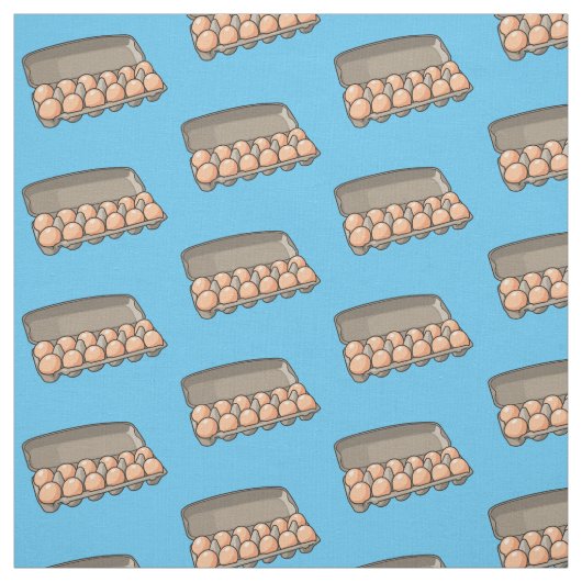 Eierkarton-Cartoon Stoff (Muster)