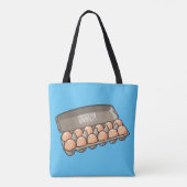 Eierkarton-Cartoon Tasche (Rückseite)