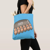 Eierkarton-Cartoon Tasche (Von Nahem)