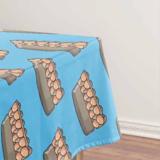 Eierkarton-Cartoon Tischdecke (Beispiel)