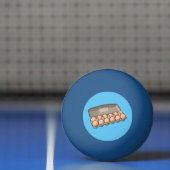 Eierkarton-Cartoon Tischtennisball (Netto)