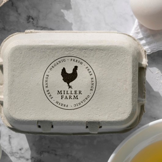 Eierkarton für Vintage Familienbetriebe Permastempel