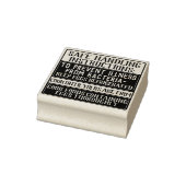 Eierkarton, OBLIGATORISCH SICHERE HANDLUNGSANWEISU Gummistempel (Stempel)